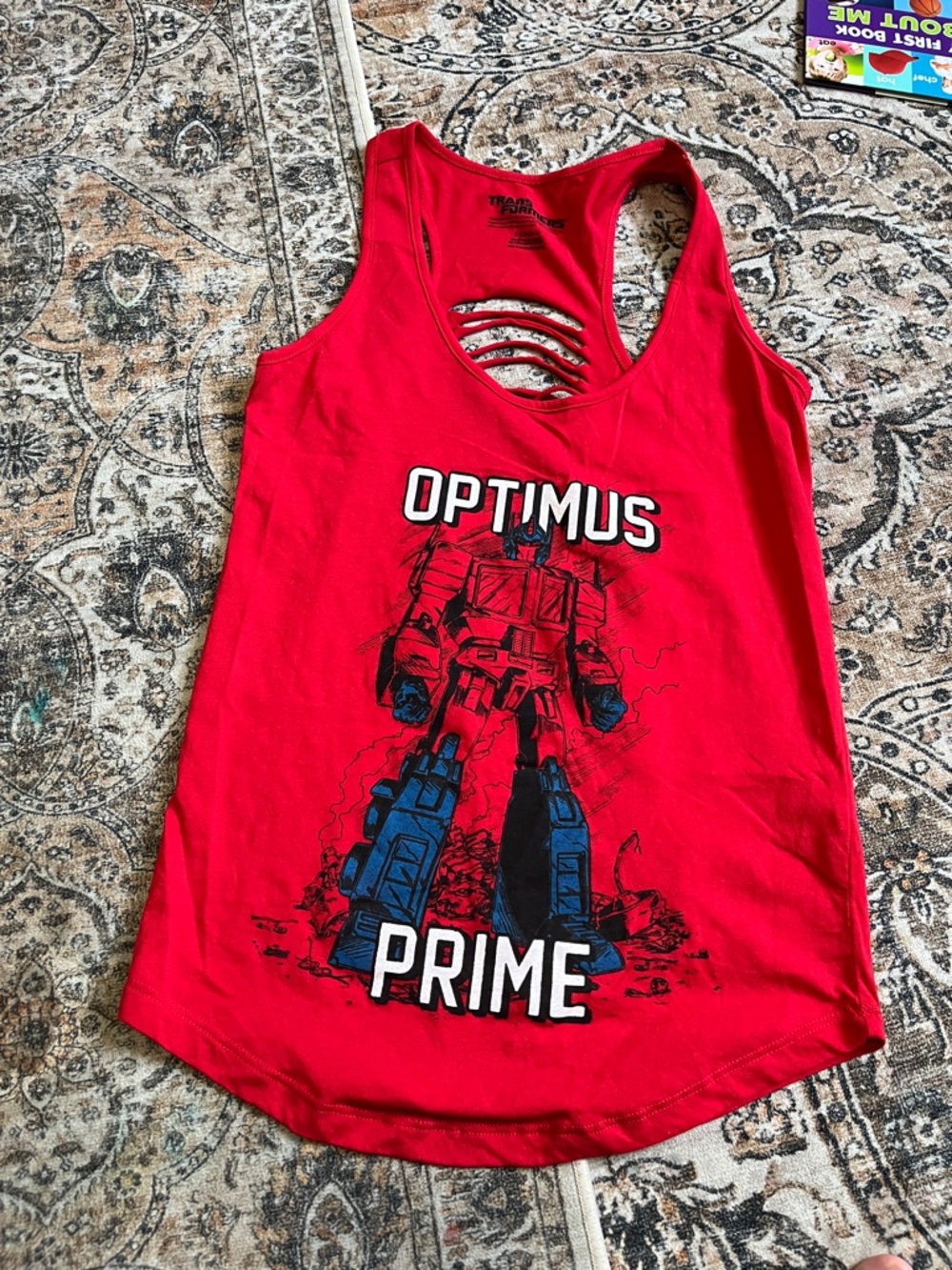 Optimus Prime Red Graphic Tank Top - Women's